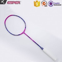 ESPER 100 pink with Japanese Toray Graphite Carbon Fiber OEM ODM Customized Best badminton racket manufacture